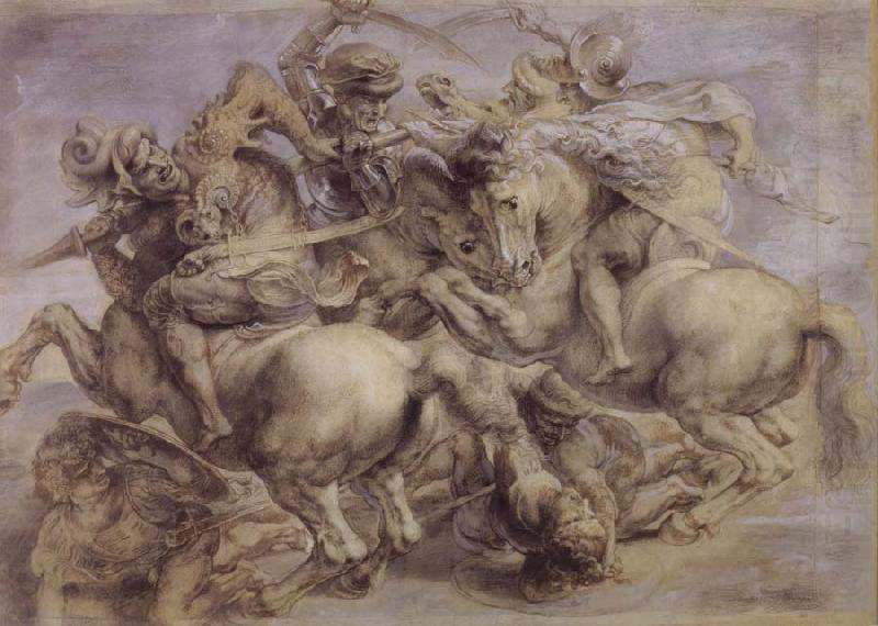 Peter Paul Rubens The fight for the standard china oil painting image
